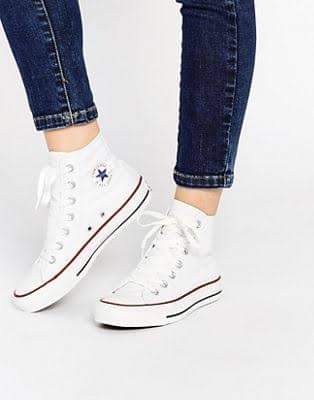 CONVERSE ALL STAR ⭐ blanche montante